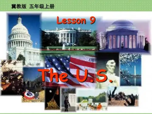 lesson 9 The U S