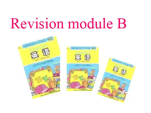最新外研版初中七年级英语下册 Revision Module B课件 