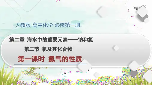 2.2 氯及其化合物  第1课时 课件 2024-2025学年高一上学期化学人教版