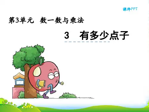 北师大版二年级数学上册3.3有多少点子课件