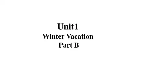 闽教版五英下精品教学课件 Unit1 PartB
