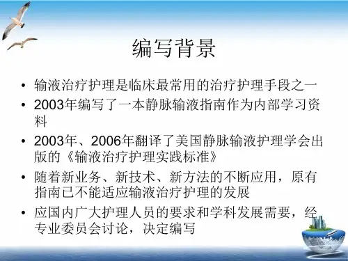 静脉输液指南解析PPT课件