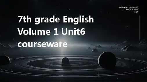 七年级英语上册Unit6课件