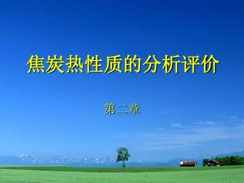 第二章(焦炭热性质的分析评价)