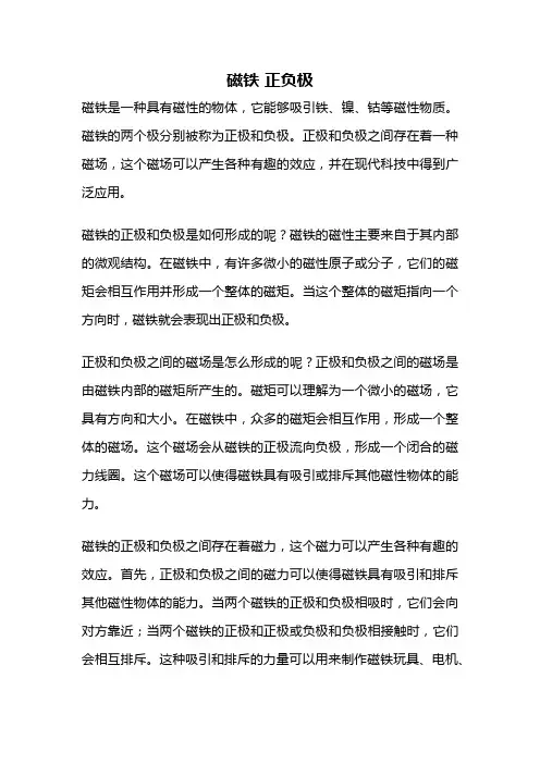 磁铁 正负极