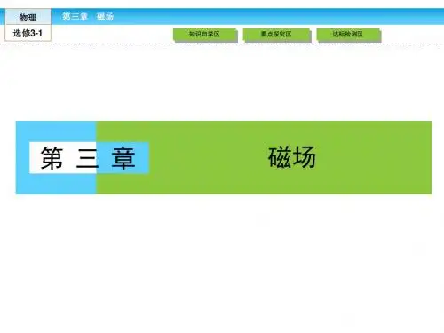 (人教版)高中物理选修3-1课件：第3章 磁场3.1