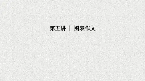 高考英语复习专题五书面表达第五讲图表作文课件2