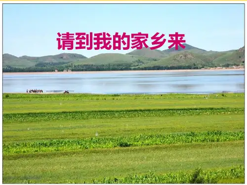 三年级下册道德与法治课件-7.请到我的家乡来-部编版 (共35张PPT)