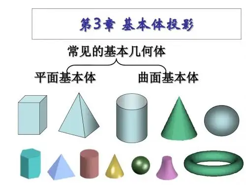 画法几何与工程制图立体的投影-PPT课件