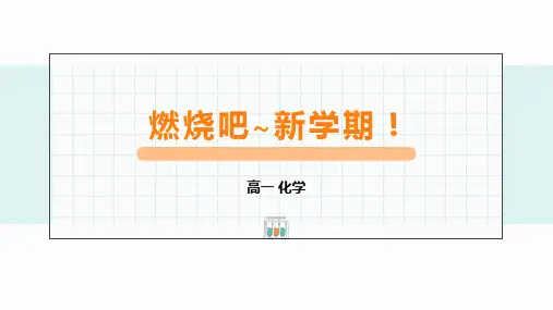 开学第一课绪言课件高一上学期化学人教版