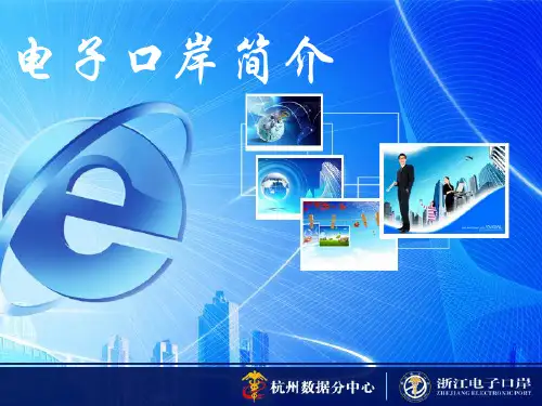 电子口岸简介