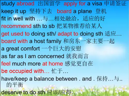 人教版高中英语选修七 Unit5Using language (共35张PPT)