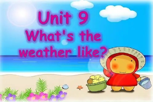 最新三年级英语下册课件(湘少)Unit 9 What's the weather like？