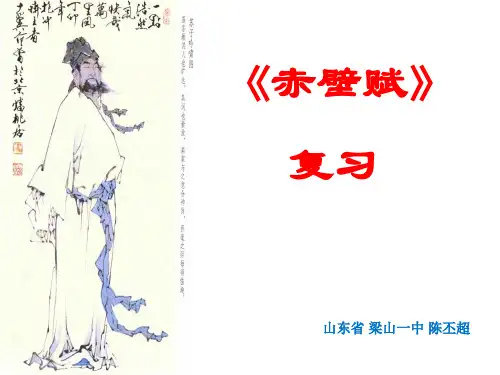 《赤壁赋》复习ppt课件(46页)