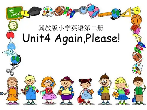新冀教版三年级起点英语下册《unit 4 Food and Restaurants  Unit 4 Review》课件_1