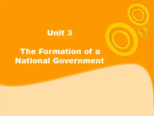 unit3 美国历史与文化