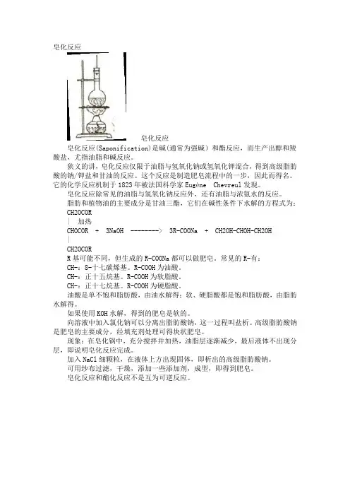 皂化反应