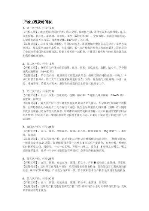 产检项目及时间表.ea