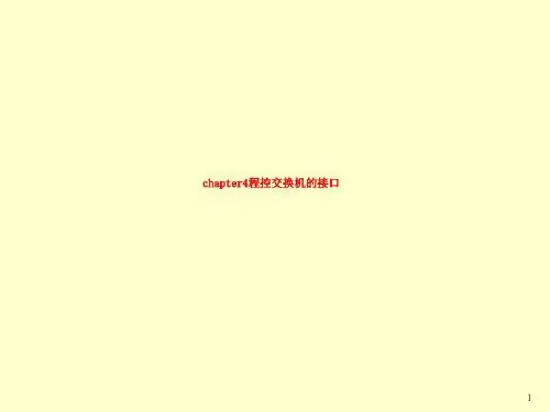 chapter4程控交换机的接口