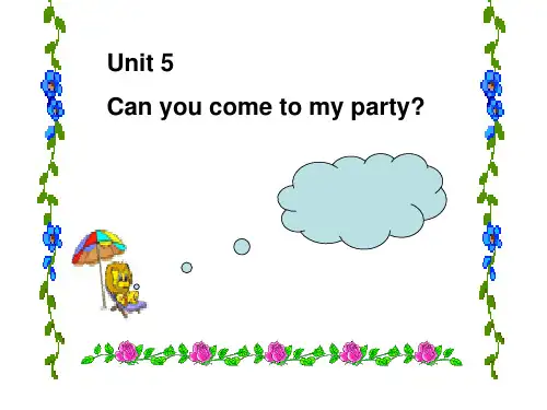 八年级英语上UNIT5单元课件人教版新目标.ppt