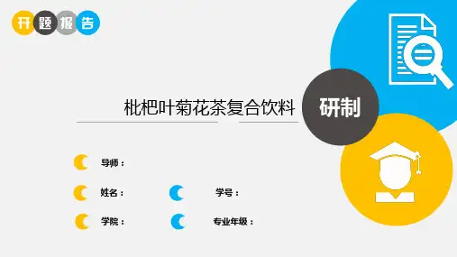 本科毕业论文开题报告