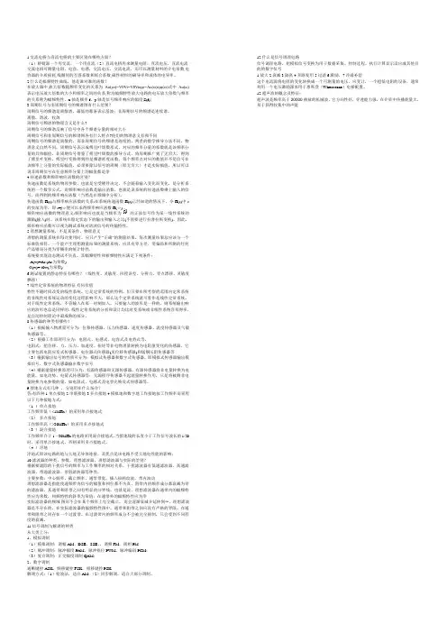 机械工程测试技术重点总结