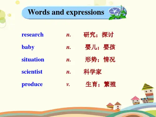 八年级上册M6U2TheWWFisworkinghardtosavethemall.