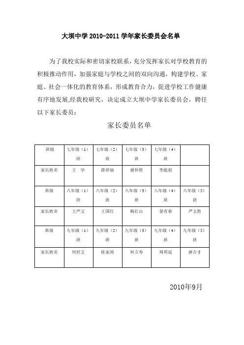 家长委员会名单及职责[1]11