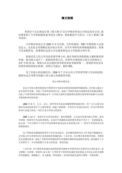 海文张锐