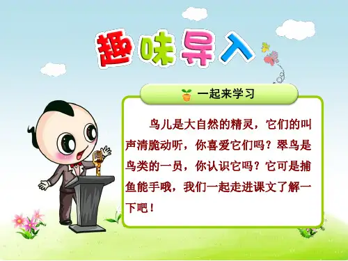 新人教版三年级语文下册优秀课件：5翠鸟