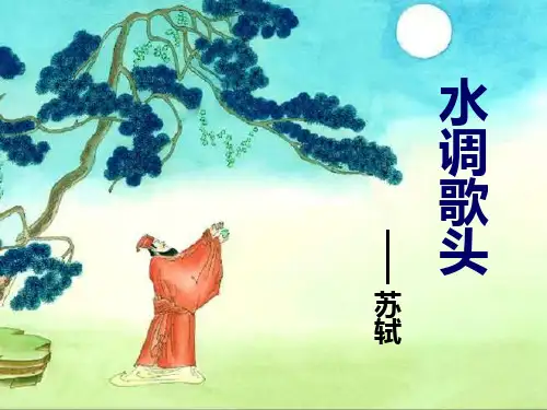 《水调歌头(明月几时有)》精美课件