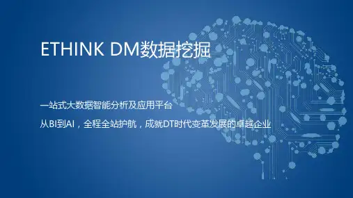 数据挖掘平台介绍
