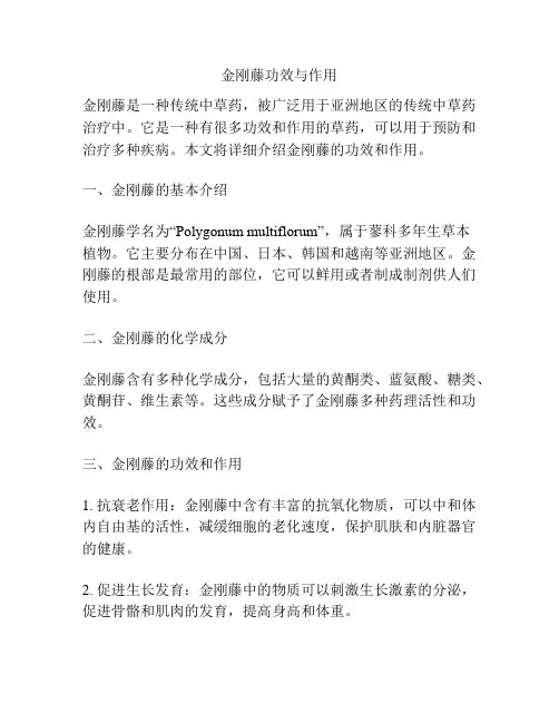 金刚藤功效与作用