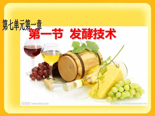 发酵技术PPT优秀课件4 济南版