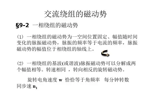 25电机学-交流绕组的磁动势4