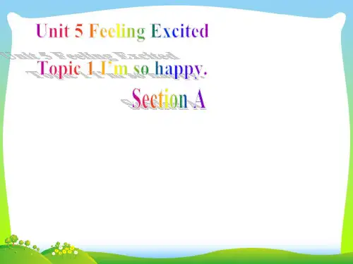 仁爱版八年级英语下册Unit 5 Topic 1 Section A精品课件