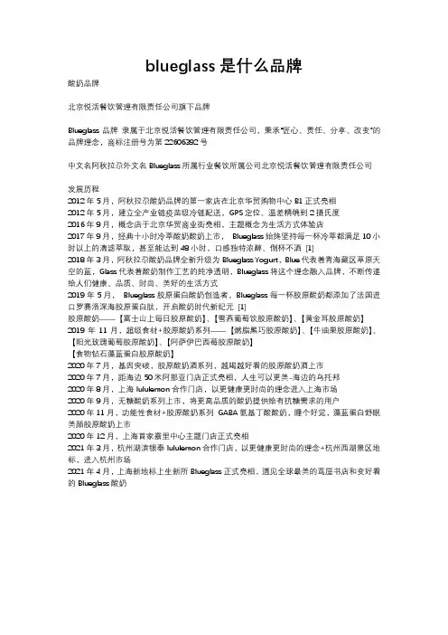 blueglass是什么品牌