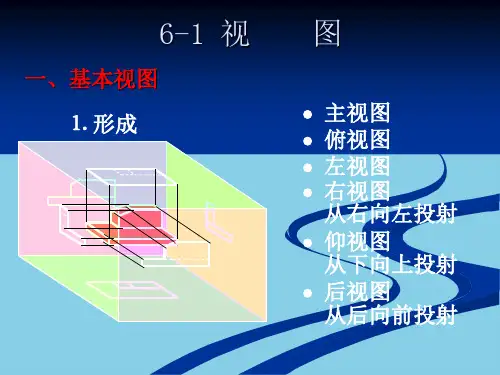 机械制图视图剖视图最全PPT