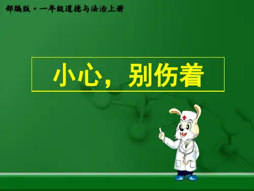 部编版道德与法治一年级上册第11课《别伤着自己》3课时ppt课件