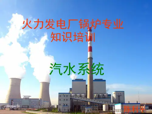 火力发电厂锅炉专业知识培训(汽水系统)演示幻灯片