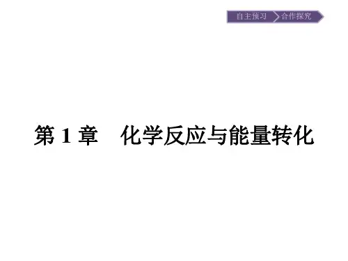 【南方新课堂】2015-2016学年高二化学鲁教版选修4课件：1.1.1化学反应的反应热 化学反应的