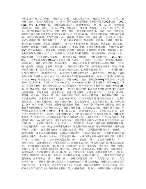 医学口诀 必备