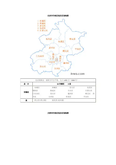 中国分省行政区划及区划地图图形版