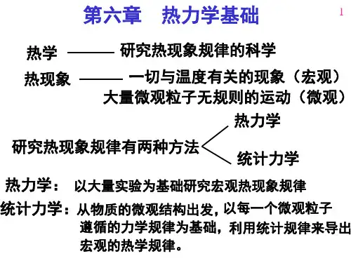 哈工大大学物理课件(马文蔚教材)-第6章热学