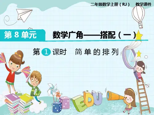 《第1课时 简单的排列》课件精品 2022年人教版PPT