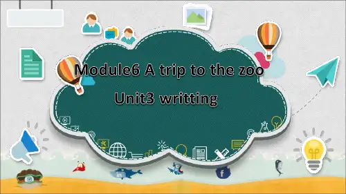 新外研版英语七年级上册A trip to the zoo 写作课件