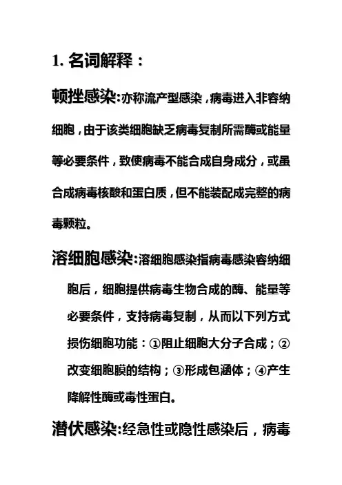 名词解释