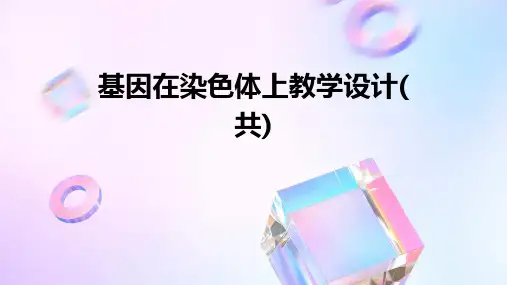 基因在染色体上教学设计(共)