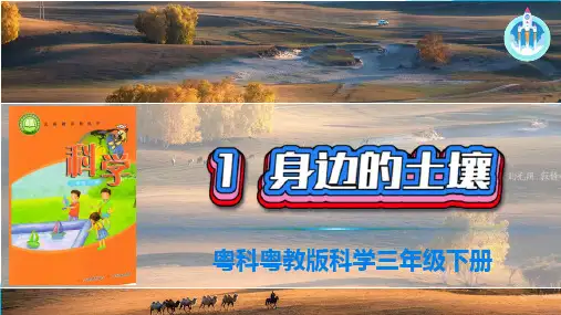 粤教版科学三年级下册科学1身边的土壤 课件(共30张PPT)