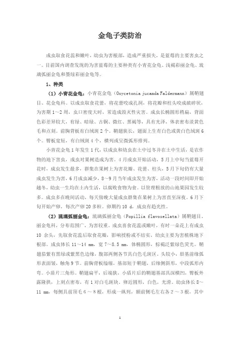 金龟子类防治